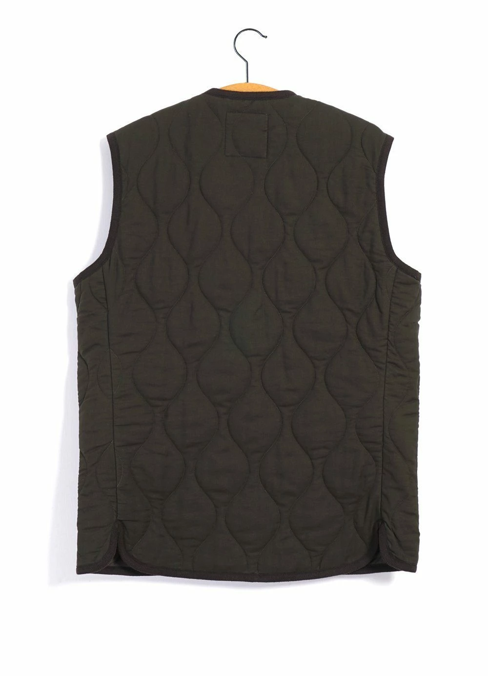 HANSEN GARMENTS TONY | Bonded Padded Vest | Dark Army - Image 5